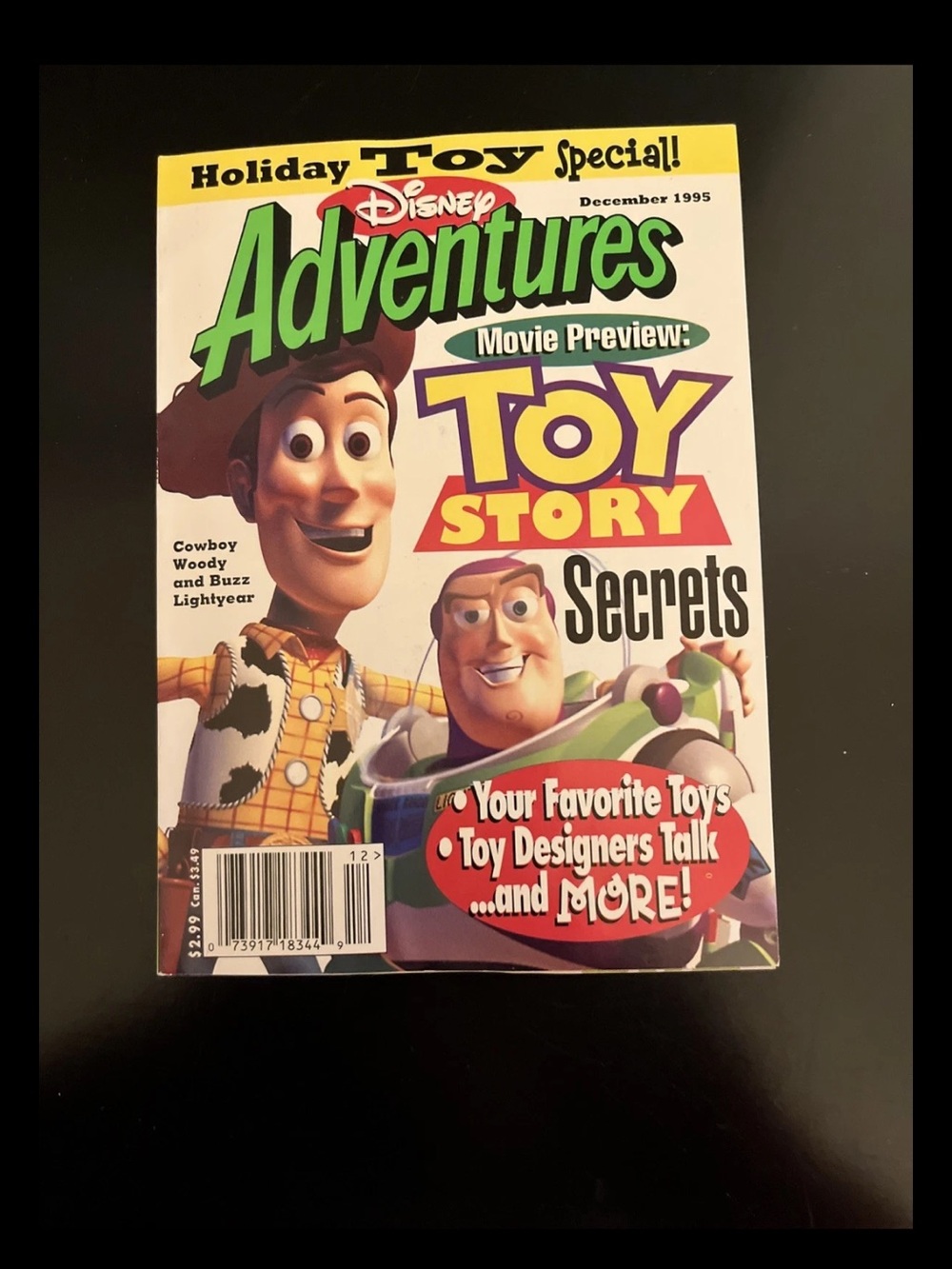 Disney Adventures 1995 Toy Story magazine